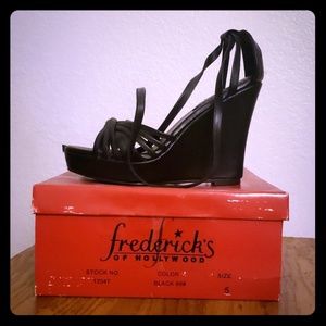 Frederick's of Hollywood wedges